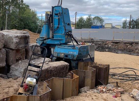 Установка статического вдавливания Giken Silent Piler F3